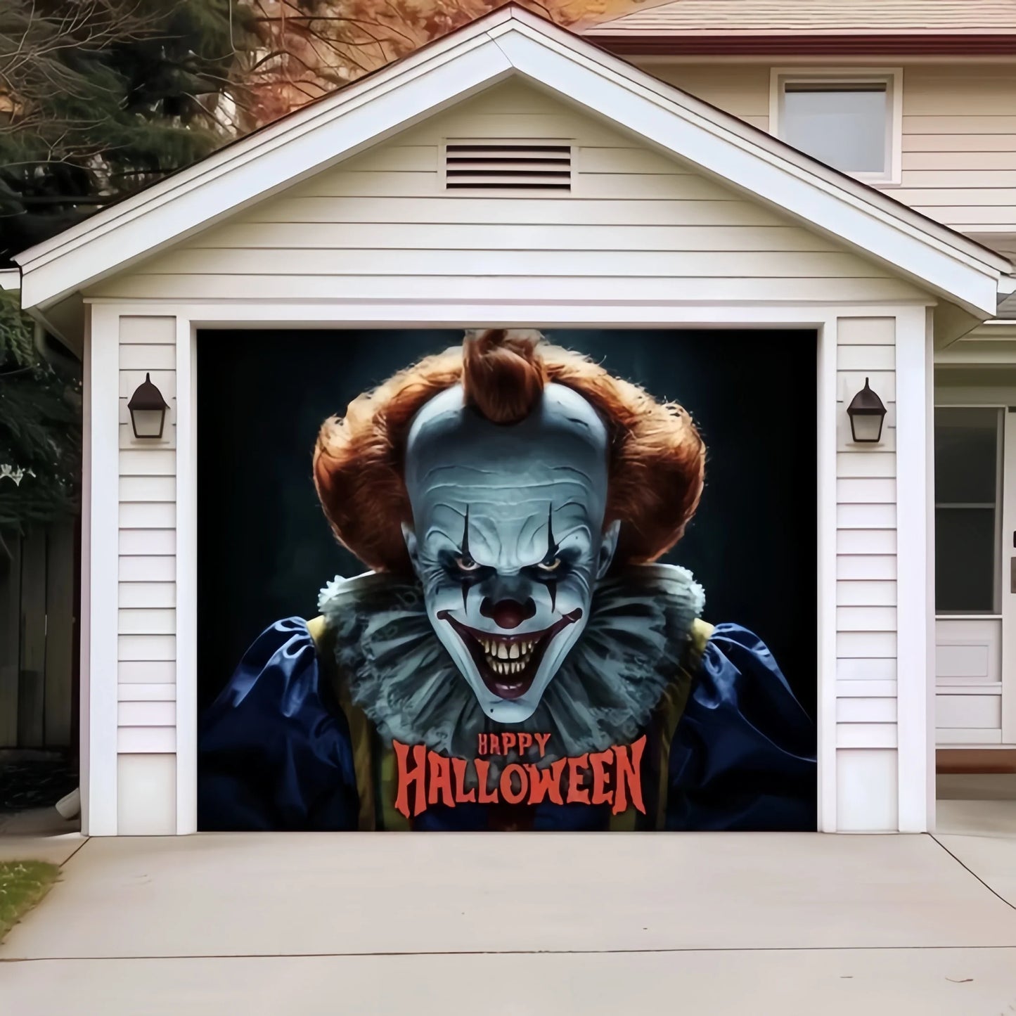 🔥Limited-time 50% off sale | Halloween Garage Door Cover