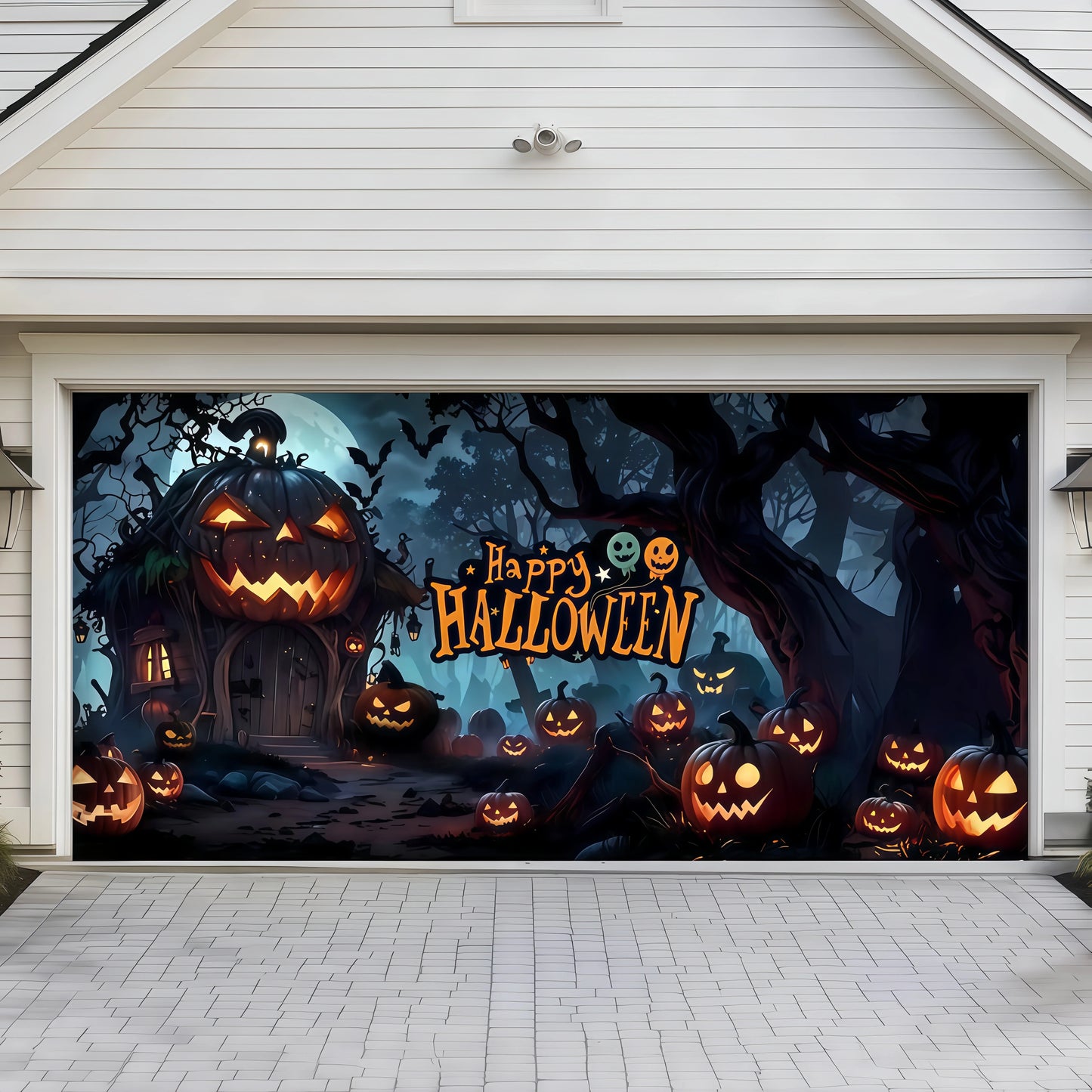 🔥Limited-time 50% off sale | Halloween Garage Door Cover