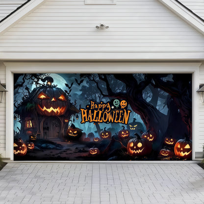 🔥Limited-time 50% off sale | Halloween Garage Door Cover