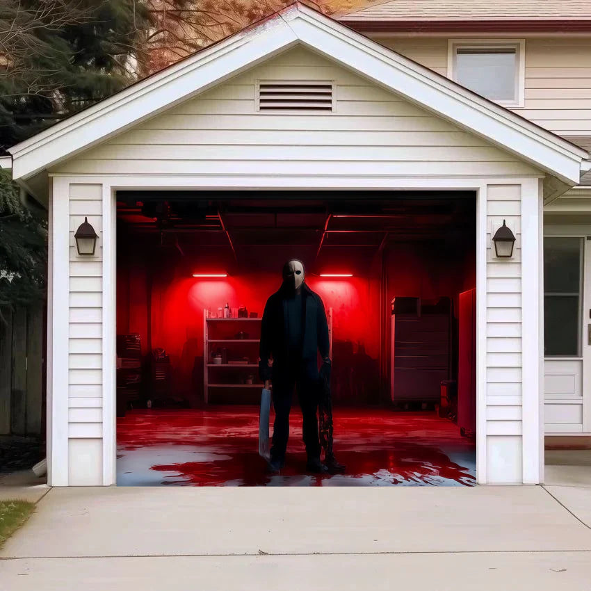 🔥Limited-time 50% off sale | Halloween Garage Door Cover