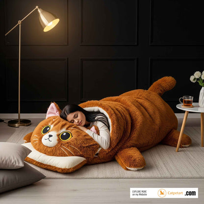 2025 Latest Fluffy Cat Sleeping Bags | Cozy, Cute & Purr-fectly Designed