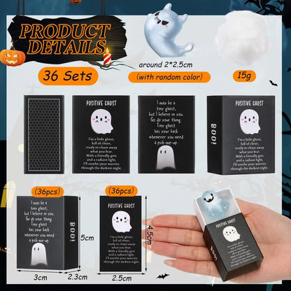 🎃Halloween Sale👻Glow in the Dark Mini Ghost Figures with Box