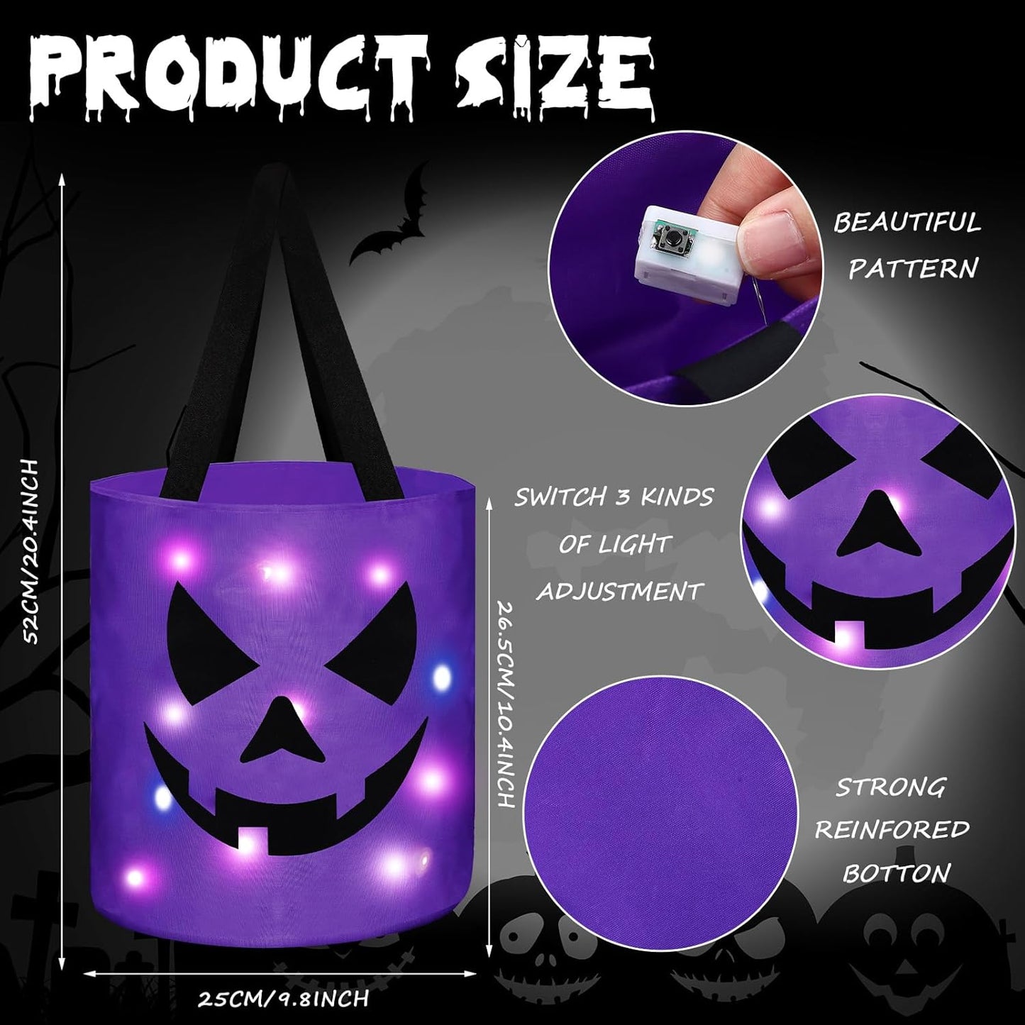 Halloween LED Buckets