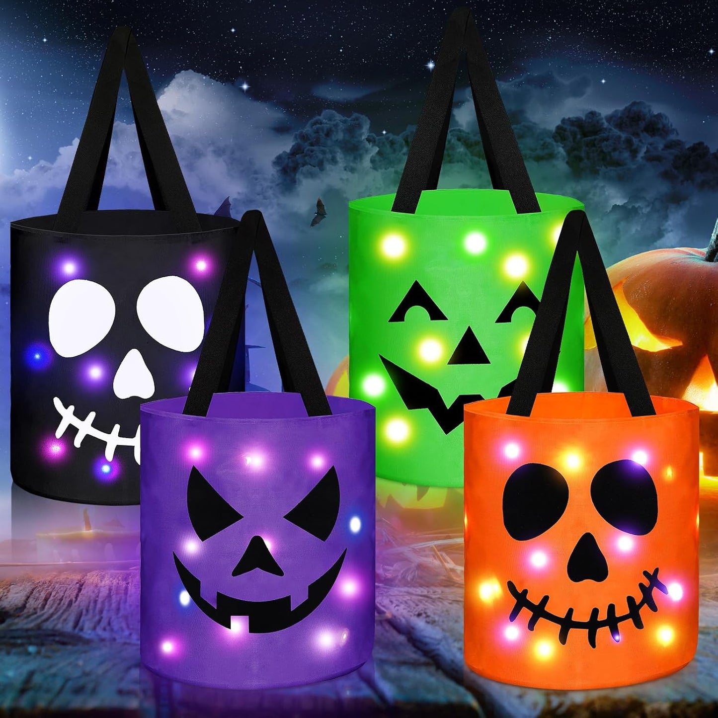 Halloween LED Buckets