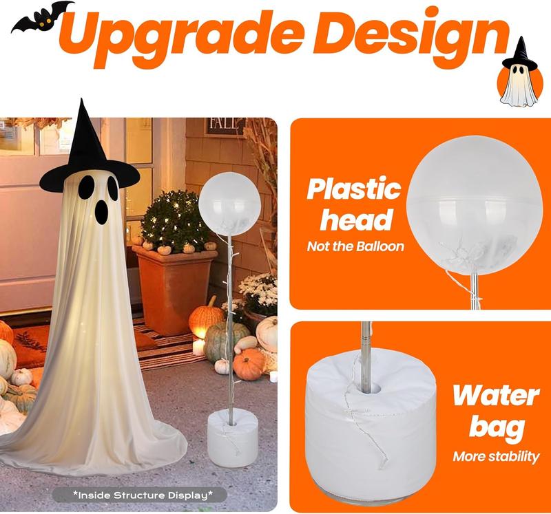 5ft Spooky Ghost Decor