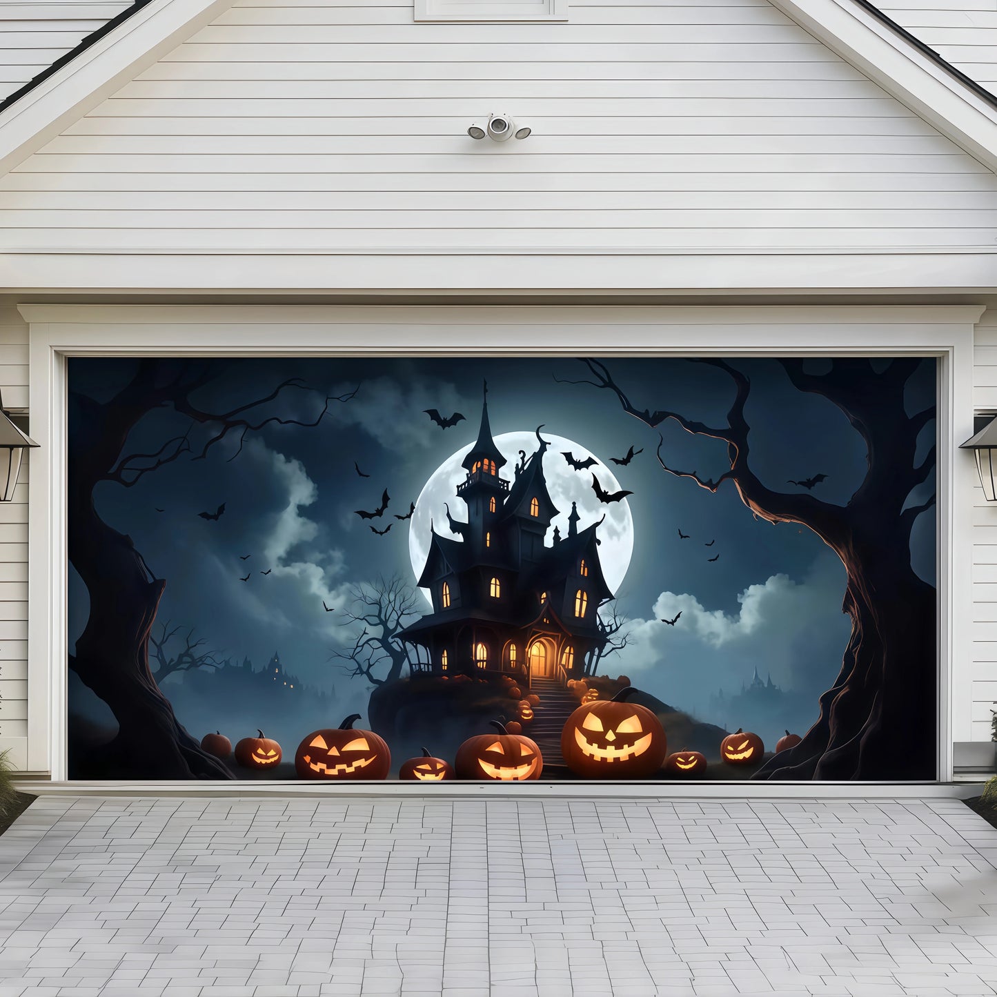 🔥Limited-time 50% off sale | Halloween Garage Door Cover
