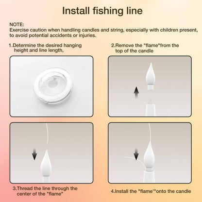 Magic Flameless Candles Set